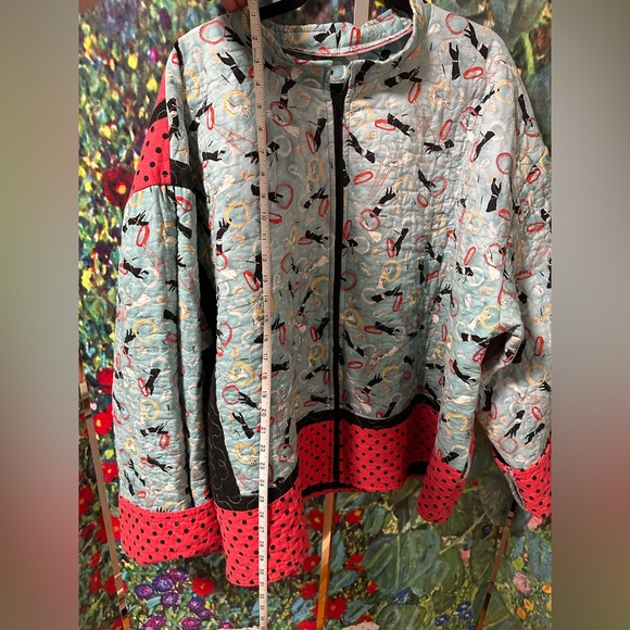 BEAUTY UPCYCLED Quilt Coat 1960 Barbie Glamour Inspired - Picture 3 of 11